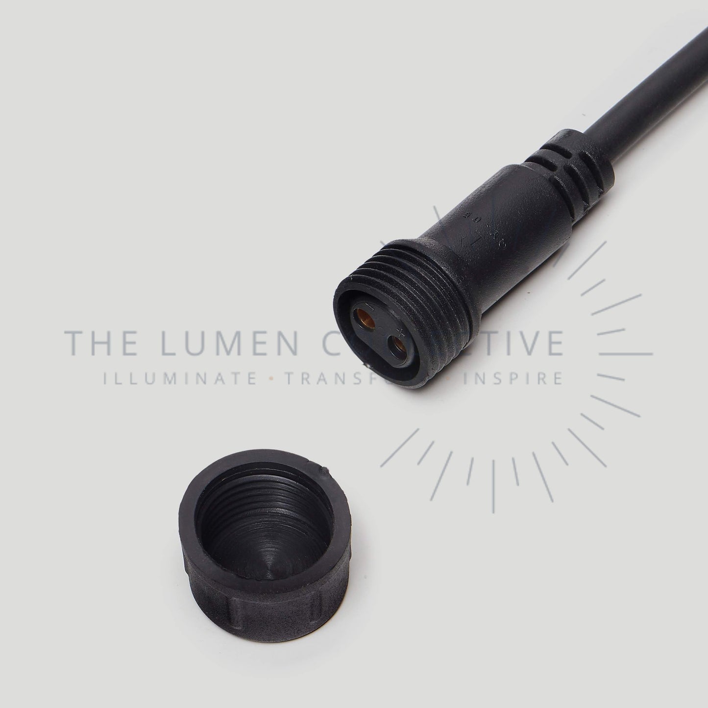 Outdoor Festoon Loom - Black - Surface Mount - Lamp Free