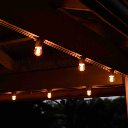 Outdoor Festoon Loom - Black - Surface Mount - Lamp Free
