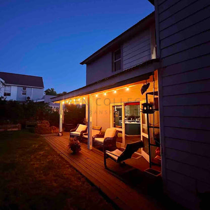 Outdoor Festoon Loom - Black - Surface Mount - Lamp Free
