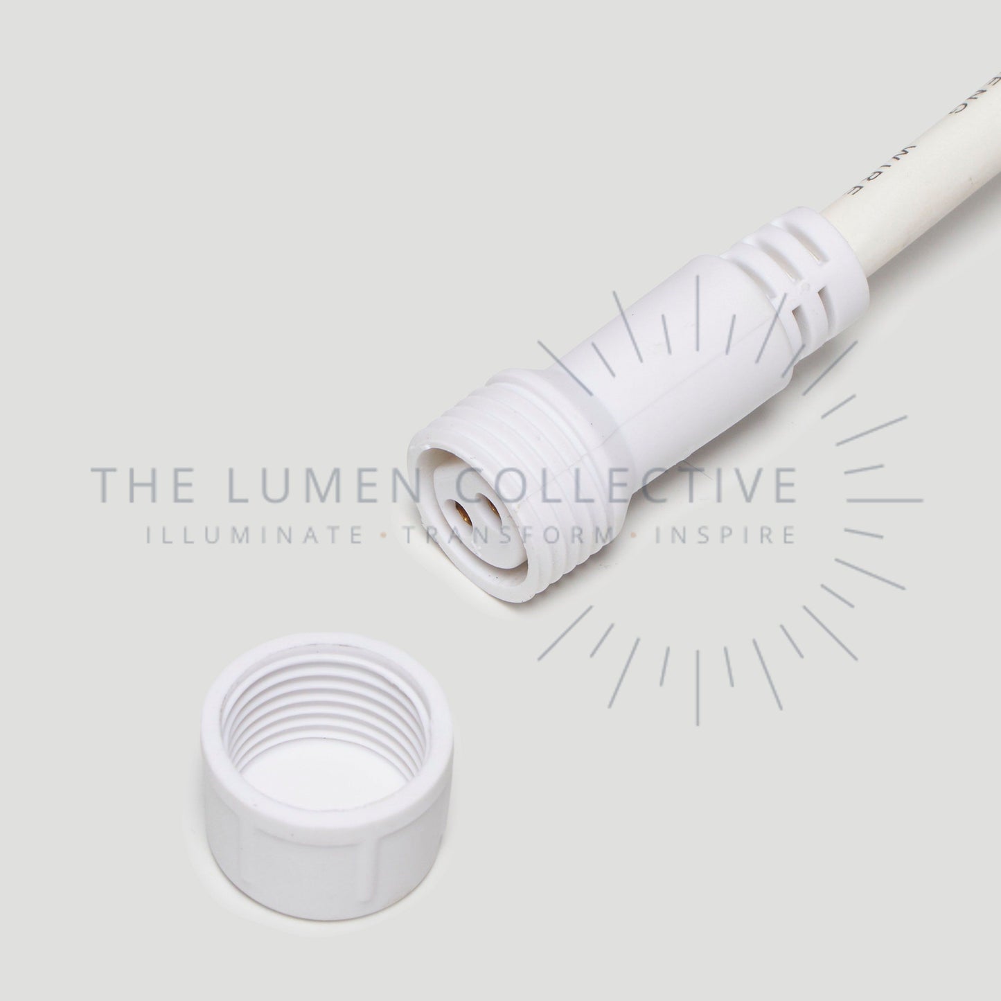 Outdoor Festoon Lights - White - Surface Mount - Valve Amber