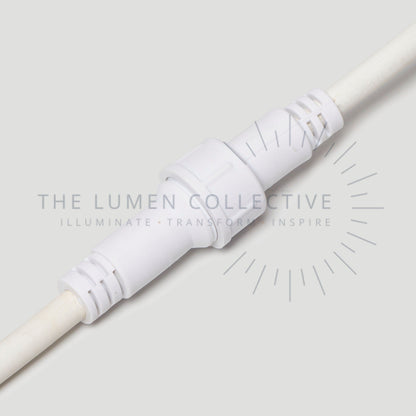 Outdoor Festoon Loom - White - Suspended Mount - Lamp Free